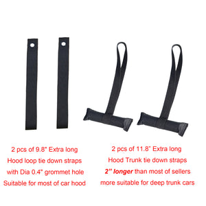 Alfa Gear Universal Folding Lightweight Anti-Vibration Roof Rack pad for Kayak/Canoe/Surfboard/Paddle Board/SUP/Snow Board and Water Sports with Hood Loop and Truck Straps Products Size 36" Long