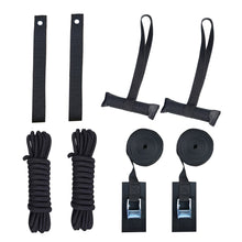 Load image into Gallery viewer, Alfa Gear Hood and Trunk Tie Down Strap Kits 4pcs/Set Black
