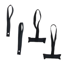 Load image into Gallery viewer, Alfa Gear Hood and Trunk Tie Down Strap Kits 4pcs/Set Black
